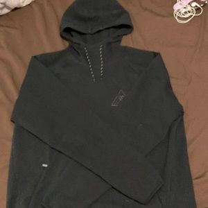 black hoodie